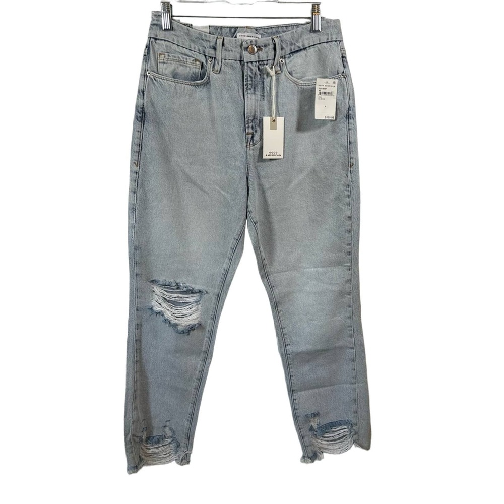 Good American Good Classic NWT Distressed Jeans size 6/28